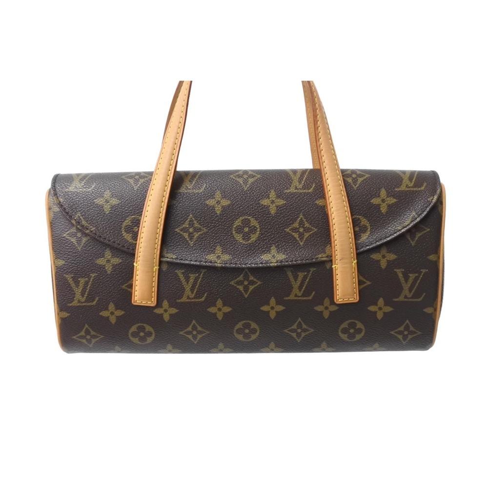 Louis Vuitton logo Sonatine handbag brown Monogram